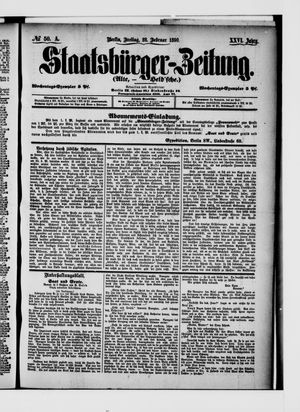 Staatsbürger-Zeitung on Feb 28, 1890