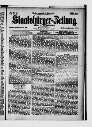 Staatsbürger-Zeitung on Mar 1, 1890