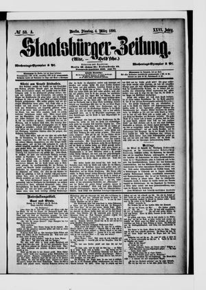 Staatsbürger-Zeitung on Mar 4, 1890