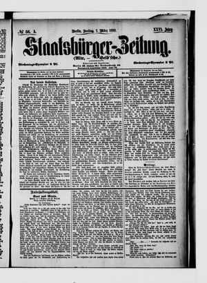 Staatsbürger-Zeitung on Mar 7, 1890