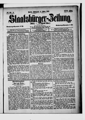 Staatsbürger-Zeitung on Mar 12, 1890