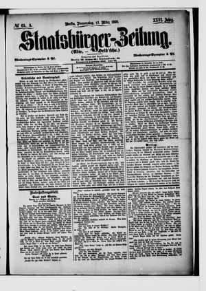 Staatsbürger-Zeitung vom 13.03.1890