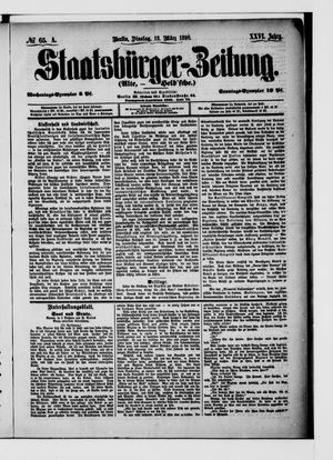 Staatsbürger-Zeitung on Mar 18, 1890