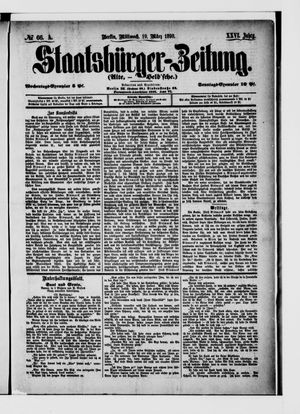 Staatsbürger-Zeitung on Mar 19, 1890