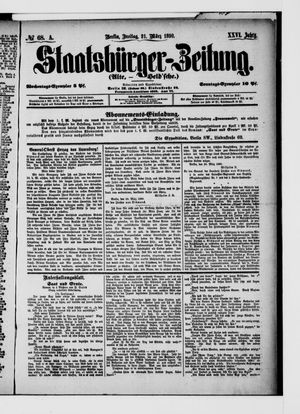 Staatsbürger-Zeitung vom 21.03.1890