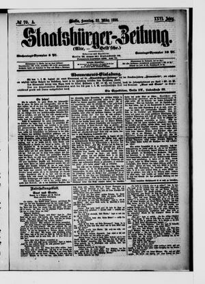 Staatsbürger-Zeitung on Mar 23, 1890