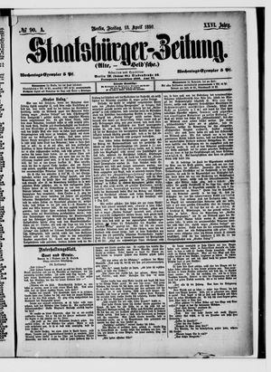 Staatsbürger-Zeitung on Apr 18, 1890