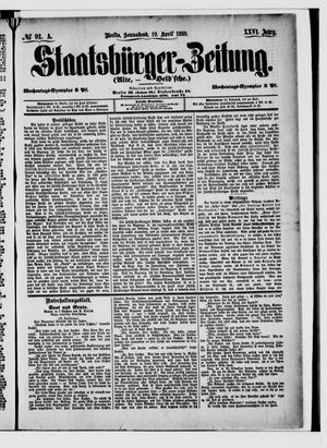 Staatsbürger-Zeitung vom 19.04.1890