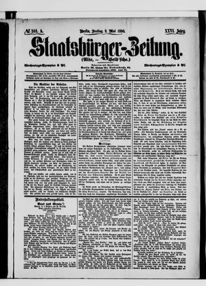Staatsbürger-Zeitung vom 02.05.1890