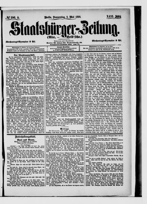 Staatsbürger-Zeitung on May 8, 1890
