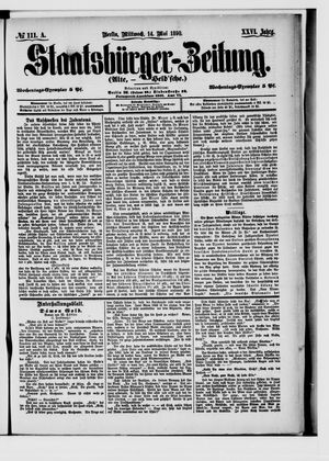 Staatsbürger-Zeitung on May 14, 1890
