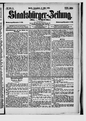 Staatsbürger-Zeitung on May 17, 1890
