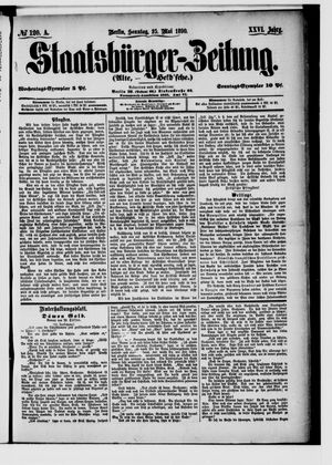 Staatsbürger-Zeitung on May 25, 1890