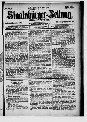 Staatsbürger-Zeitung on May 28, 1890