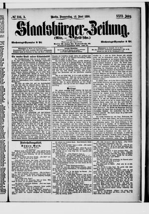 Staatsbürger-Zeitung vom 12.06.1890