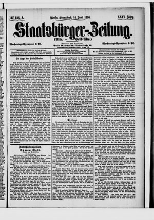 Staatsbürger-Zeitung on Jun 14, 1890