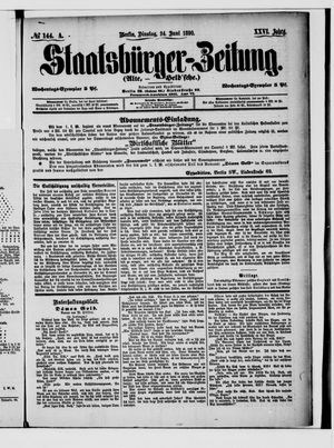 Staatsbürger-Zeitung vom 23.06.1890