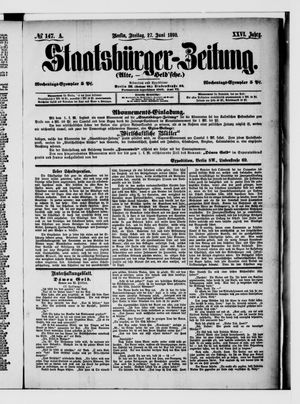 Staatsbürger-Zeitung on Jun 27, 1890