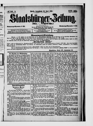 Staatsbürger-Zeitung on Jun 28, 1890