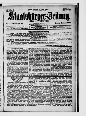 Staatsbürger-Zeitung vom 29.06.1890