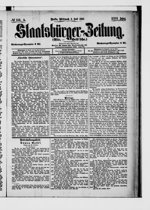 Staatsbürger-Zeitung on Jul 2, 1890