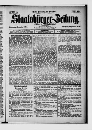 Staatsbürger-Zeitung vom 10.07.1890