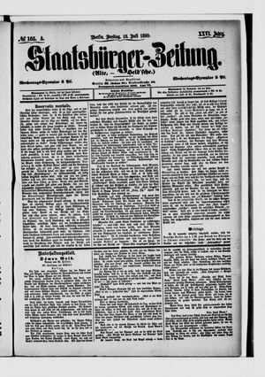 Staatsbürger-Zeitung vom 18.07.1890