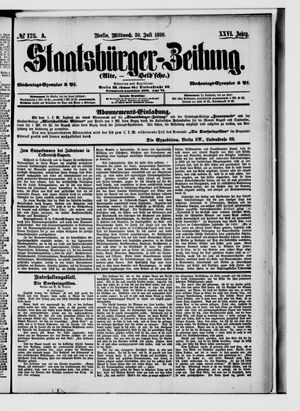 Staatsbürger-Zeitung vom 30.07.1890