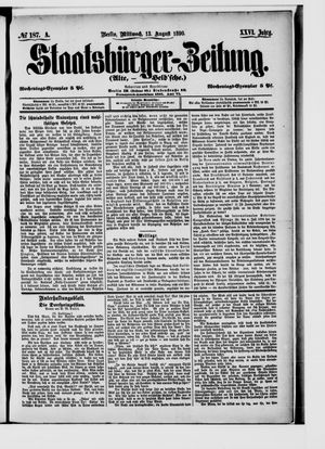 Staatsbürger-Zeitung vom 13.08.1890