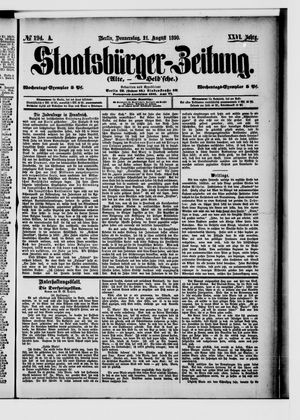 Staatsbürger-Zeitung vom 21.08.1890