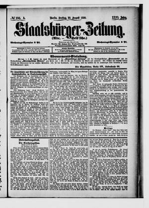 Staatsbürger-Zeitung vom 22.08.1890