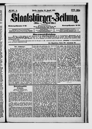 Staatsbürger-Zeitung vom 24.08.1890