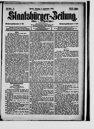 Staatsbürger-Zeitung vom 02.09.1890