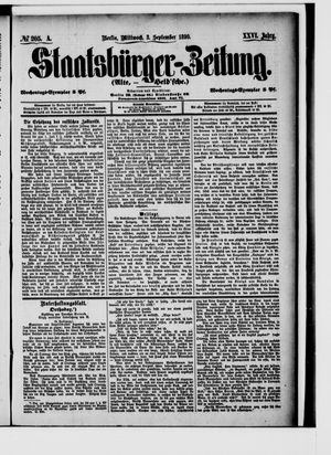 Staatsbürger-Zeitung on Sep 3, 1890