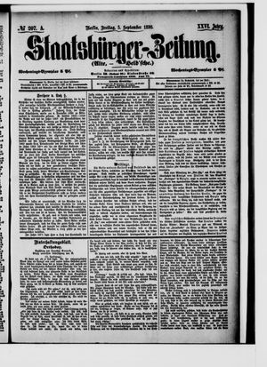 Staatsbürger-Zeitung on Sep 5, 1890