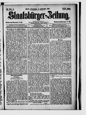 Staatsbürger-Zeitung vom 11.09.1890