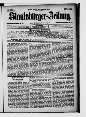Staatsbürger-Zeitung vom 26.09.1890