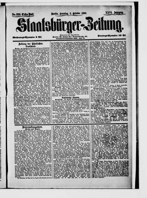 Staatsbürger-Zeitung vom 05.10.1890