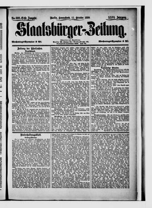 Staatsbürger-Zeitung vom 11.10.1890