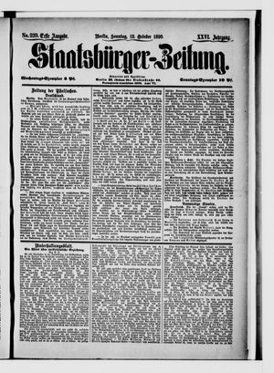 Staatsbürger-Zeitung vom 12.10.1890