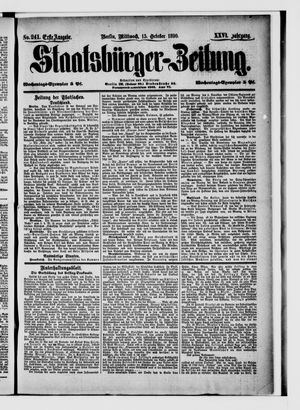 Staatsbürger-Zeitung on Oct 15, 1890