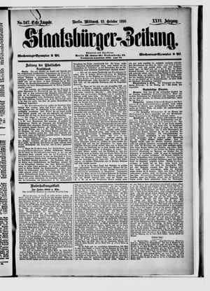 Staatsbürger-Zeitung on Oct 22, 1890