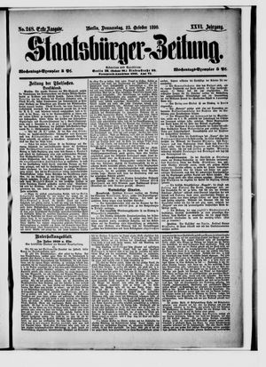 Staatsbürger-Zeitung vom 23.10.1890