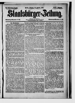 Staatsbürger-Zeitung vom 28.10.1890