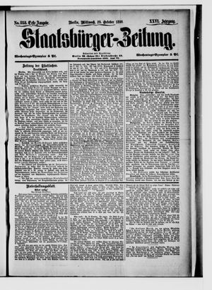 Staatsbürger-Zeitung vom 29.10.1890