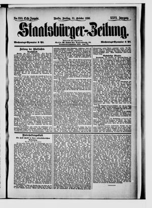 Staatsbürger-Zeitung vom 31.10.1890