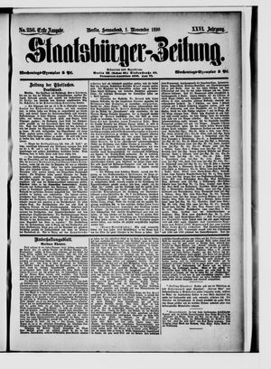 Staatsbürger-Zeitung vom 01.11.1890