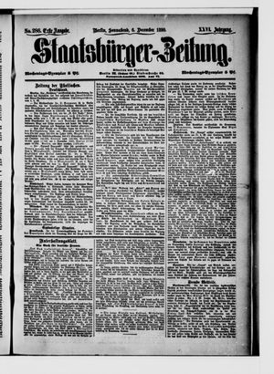 Staatsbürger-Zeitung vom 06.12.1890