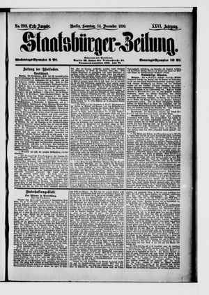 Staatsbürger-Zeitung vom 14.12.1890