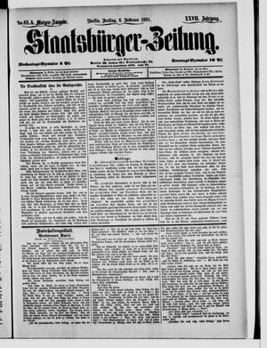Staatsbürger-Zeitung on Feb 6, 1891